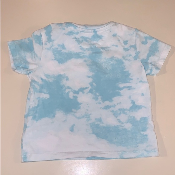 Ralph Lauren Polo Bear Fisherman Teal Aqua Blue Short Sleeve Tie-Dye Tee 12m - Picture 7 of 7